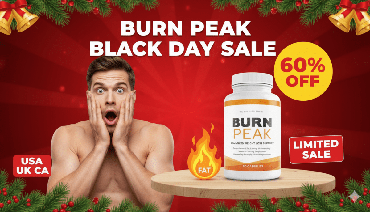 Burn Peak Black Day 60% Discount – USA UK CA – Healthline Support