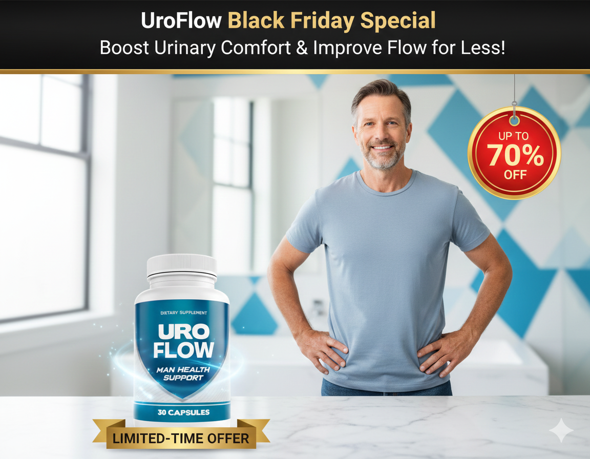 UroFlow Black Friday Special – Boost Urinary Comfort & Improve Flow for Less! – Health Support USA
