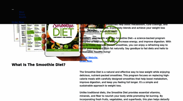 eng-thesmoothiediet.com - The Smoothie Diet – 21-Day Pla... - Engthe Smoothie Diet