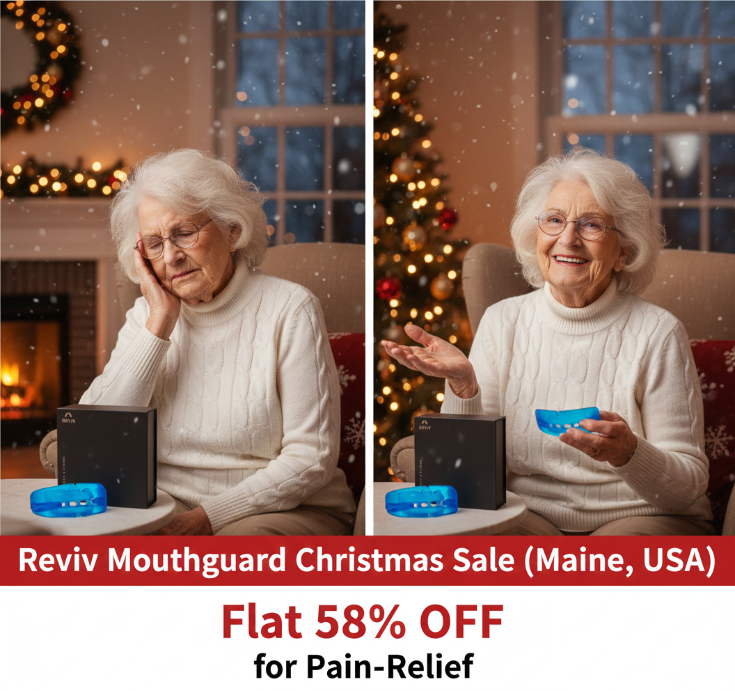 Reviv Mouthguard Christmas Sale (Maine, USA) – Flat 58% OFF for Pain-Relief – Healthy Living USA