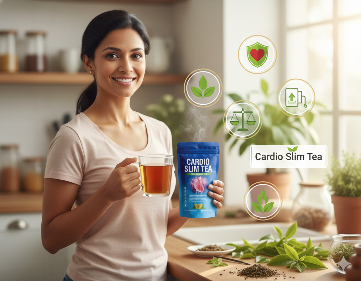 Cardio Slim Tea – Natural Detox for Heart & Weight Health – HealthyLife Vital USA