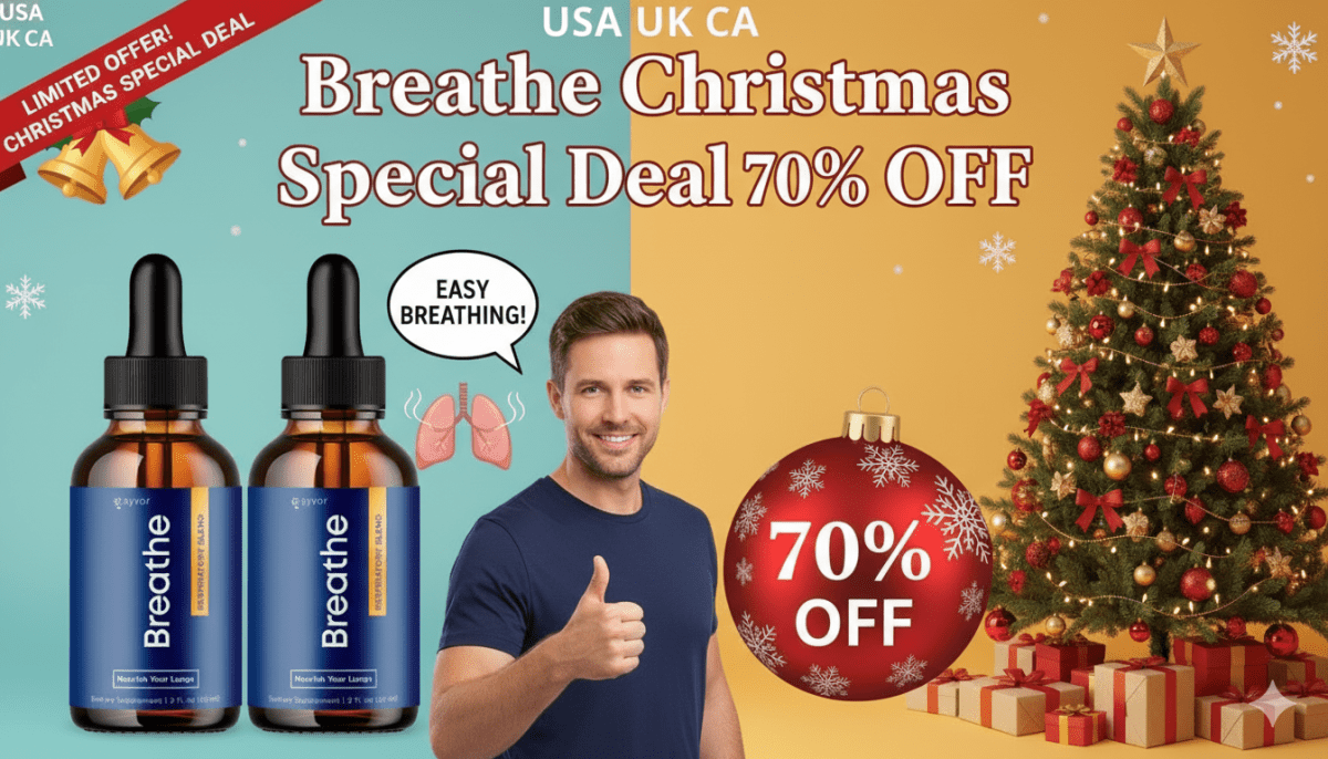 Breathe Christmas Special Deal 70% OFF – USA UK CA – Healthline Support