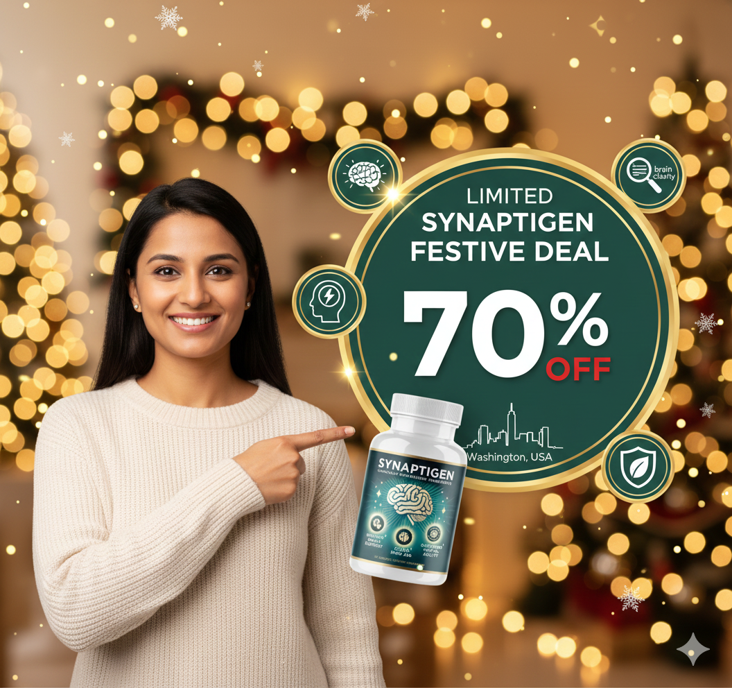Limited Synaptigen Festive 70% Off Deal (Washington, USA) – Health Support USA