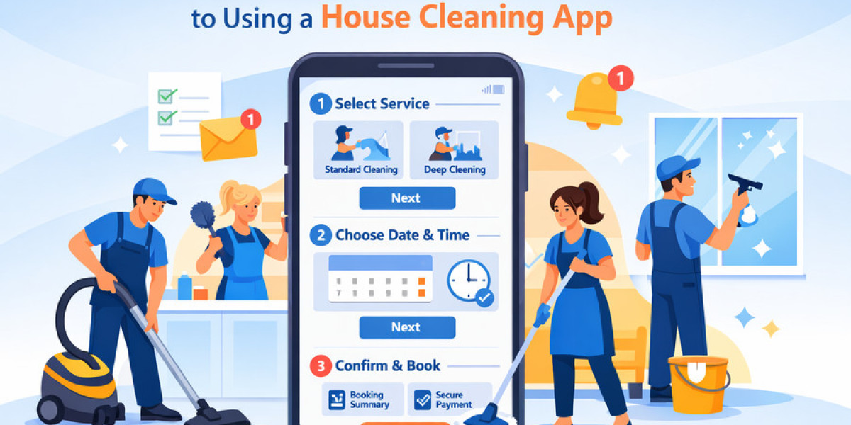 Step-by-Step Guide to Using a House Cleaning App