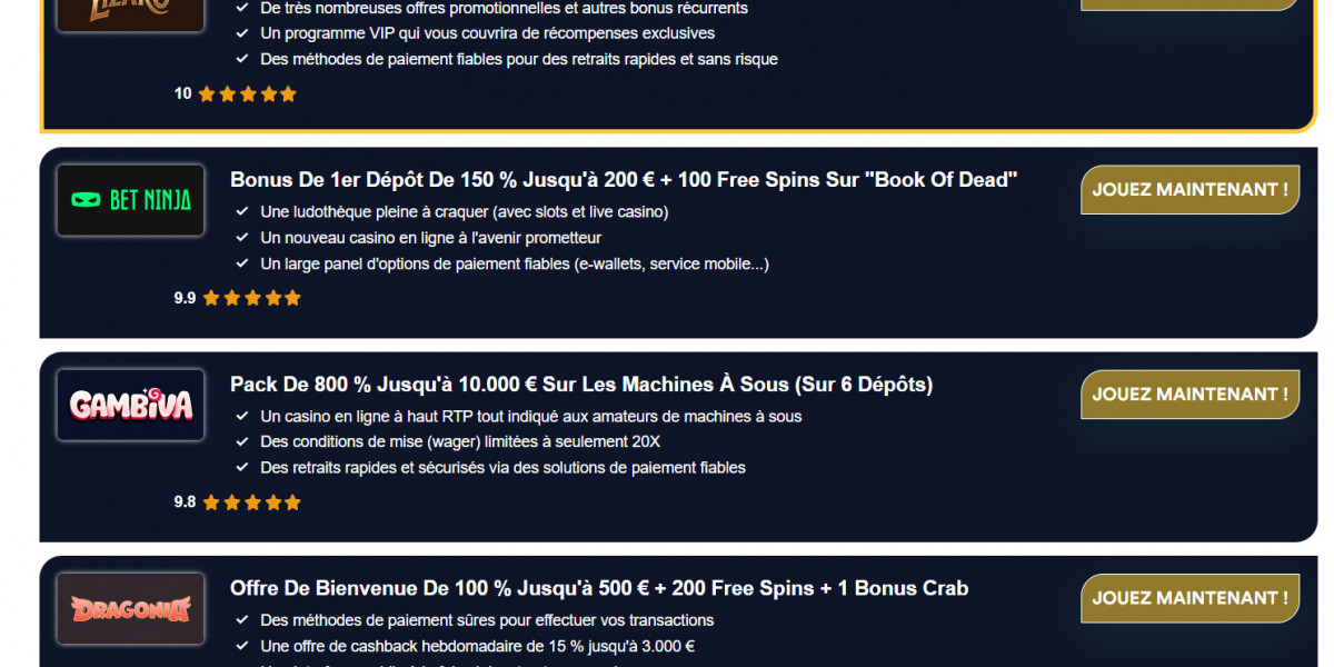 Les Jeux les Plus Populaires sur les Casinos en Ligne à Retrait Immédiat en 2026