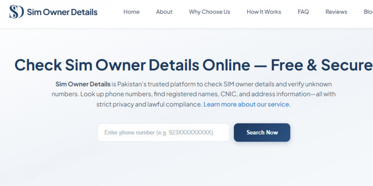 Instant SIM Info Pakistan – Check Details in Seconds