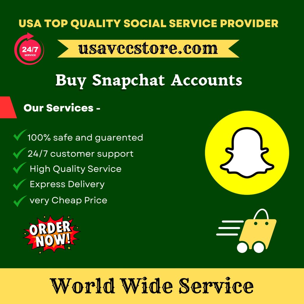 Buy Snapchat Accounts - 100% Number Verified