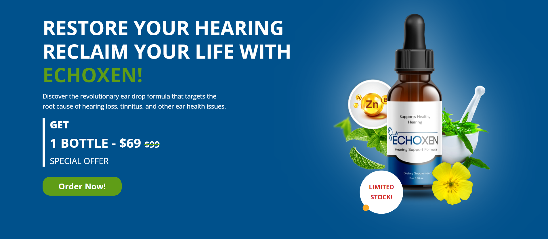 EchoXen — MAINTAIN YOUR HEARING & RECLAIM YOUR LIFE