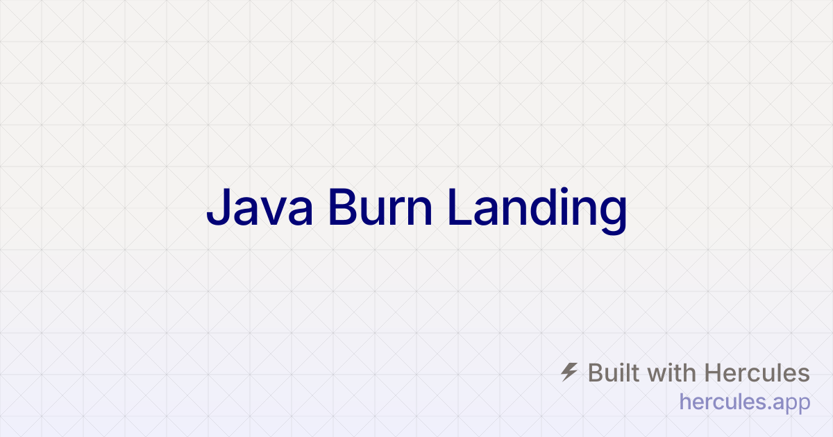 Java Burn™ Reviews – Coffee-Powered Metabolism & Fat Burning Supplement