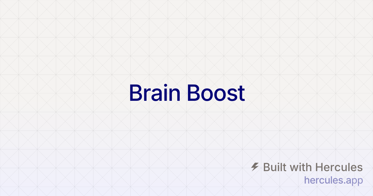 Memyts™ | Premium Brain & Cognitive Wellness Supplement