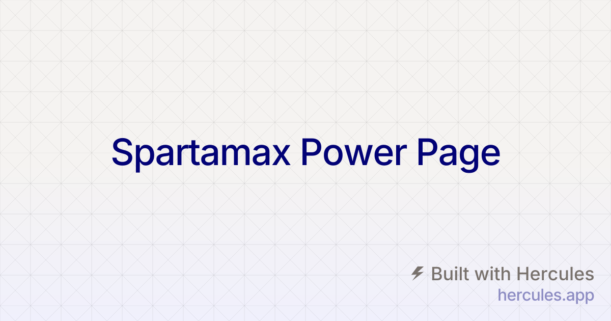 Spartamax™ Reviews – Men's Vitality, Energy & Stamina Supplement