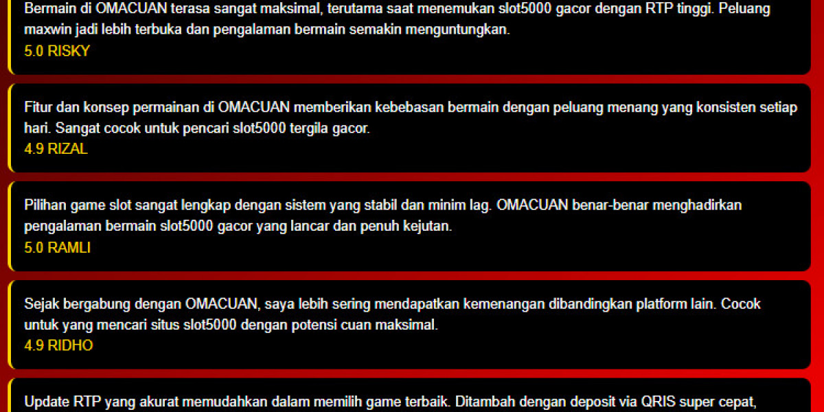 Situs Slot Omacuan dengan Fitur Slot Deposit5000 Praktis 