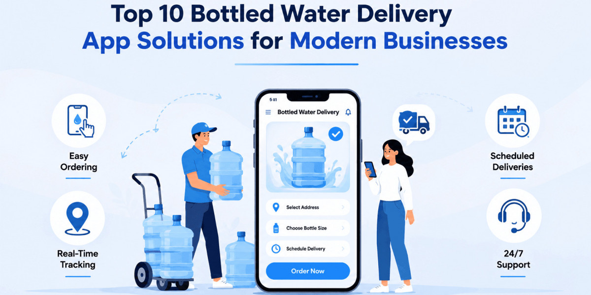 Top 10 Bottled Water Delivery App Solutions for Modern Businesses